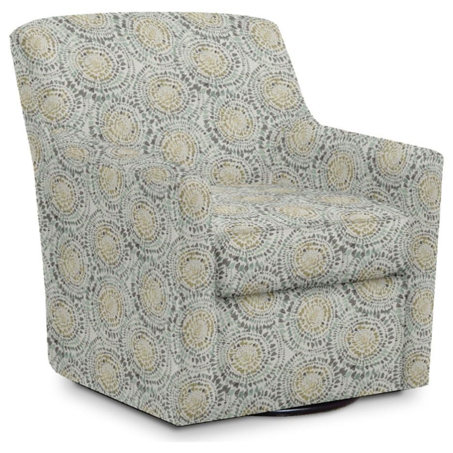 England Raleigh 175069 Contemporary Swivel Chair Corner Furniture